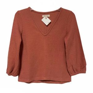 Madewell Texture And Thread Full Sleeve Top